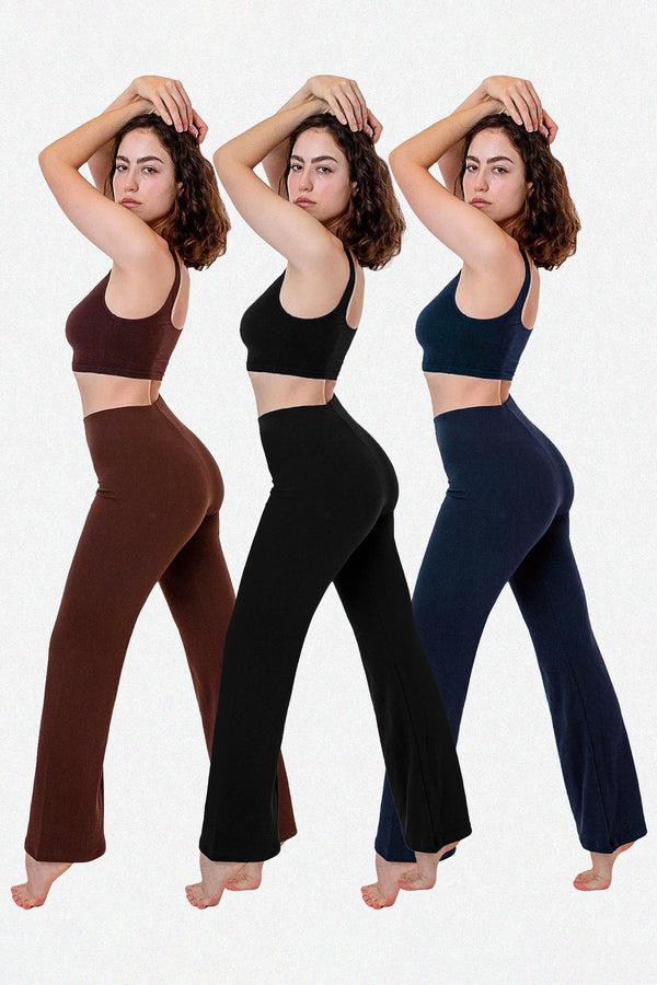 Los Angeles Apparel Ponte Flared Legging