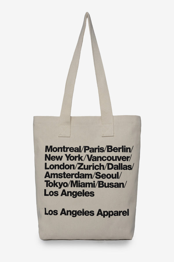 Los Angeles Apparel Printed Bull Denim Tote Bag