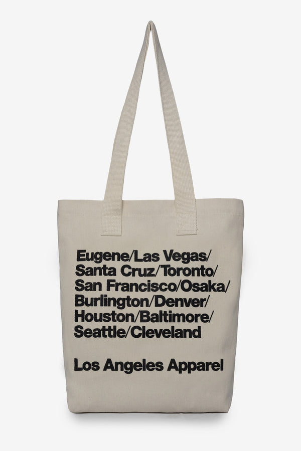 los angeles apparel Printed Bull Denim Tote Bag