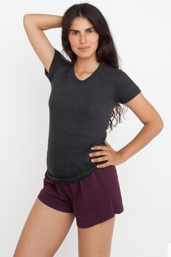 los angeles apparel Short Sleeve Tri-Blend T-Shirt