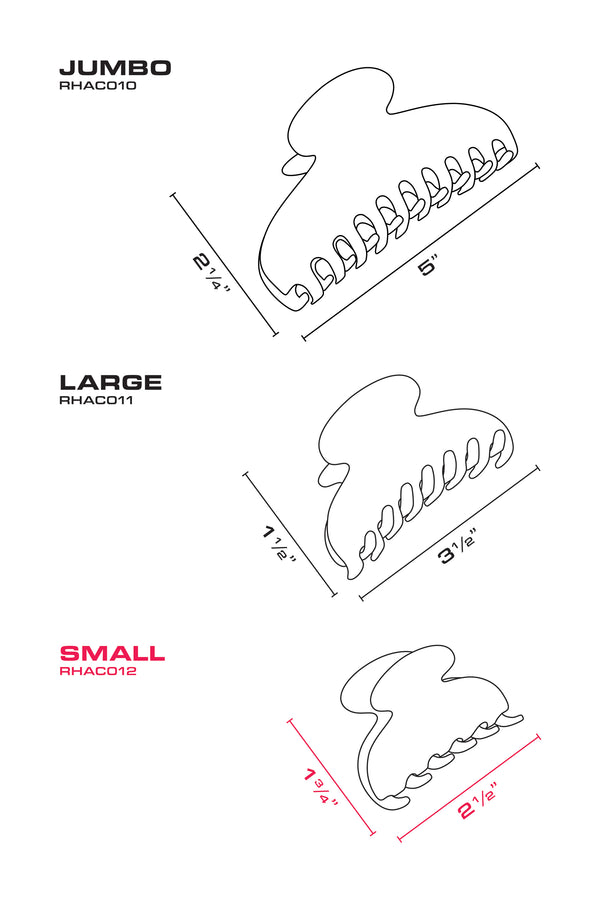 Los Angeles Apparel Small Claw Hair Clip