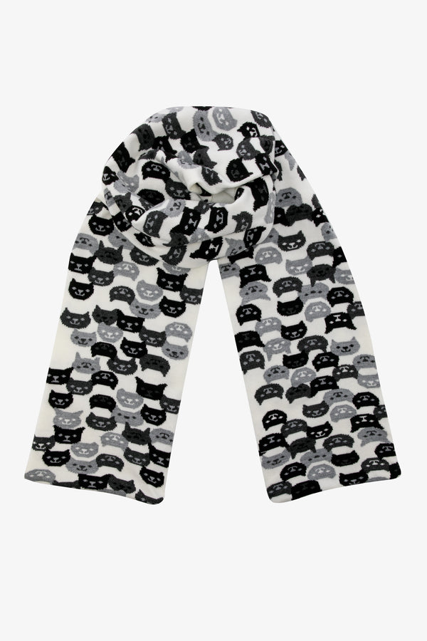 Los Angeles Apparel Smiling Cat Scarf