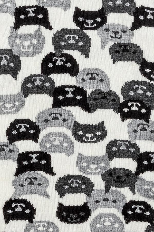 Los Angeles Apparel Smiling Cat Scarf