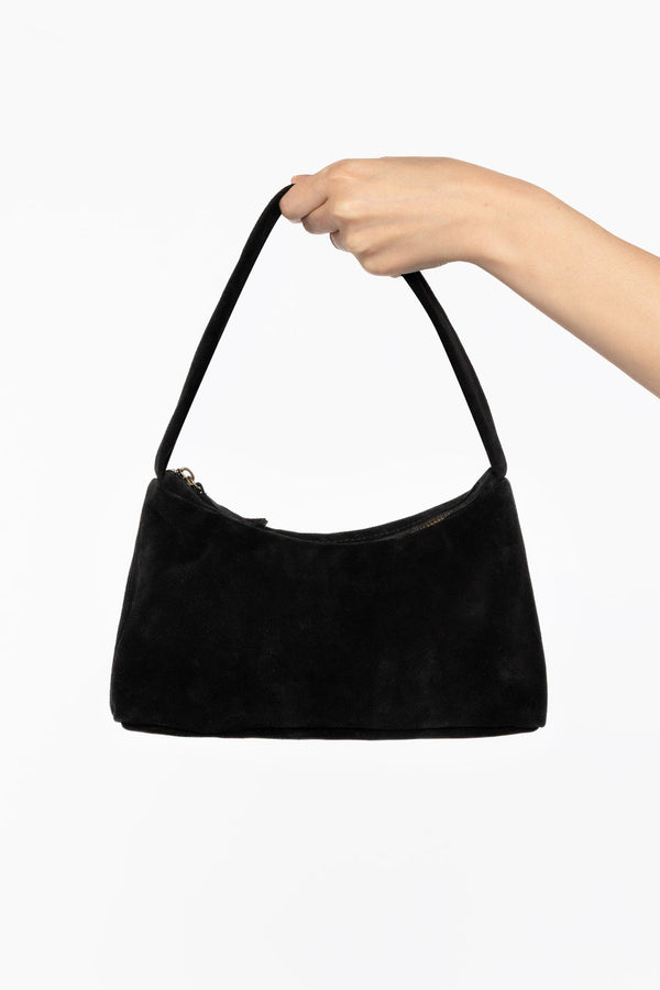 Los Angeles Apparel Soft Suede Shoulder Bag