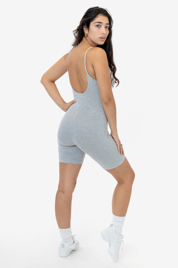 Los Angeles Apparel Spaghetti Scoopback Biketard