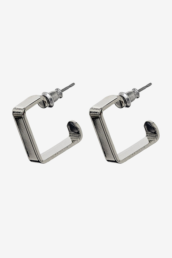 Los Angeles Apparel Square Hoop Earrings