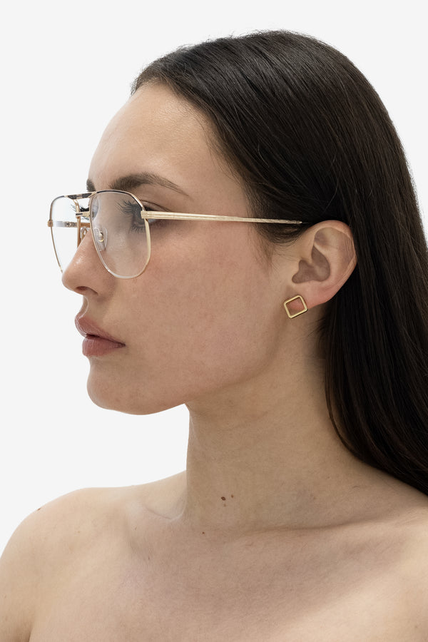 Los Angeles Apparel Square Stud Earring