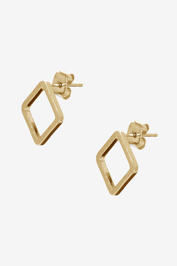 los angeles apparel Square Stud Earring