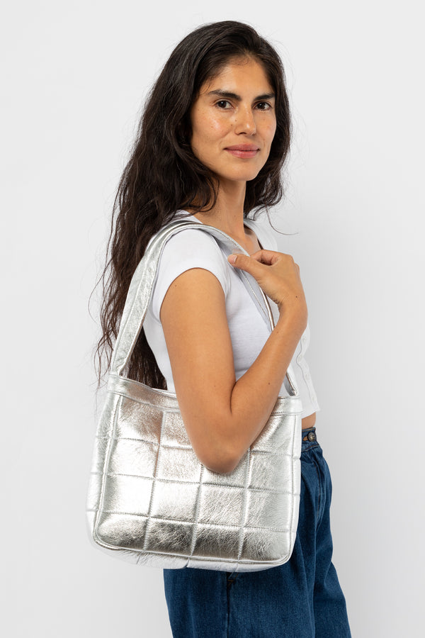 Los Angeles Apparel The Quilted Lambskin Bag