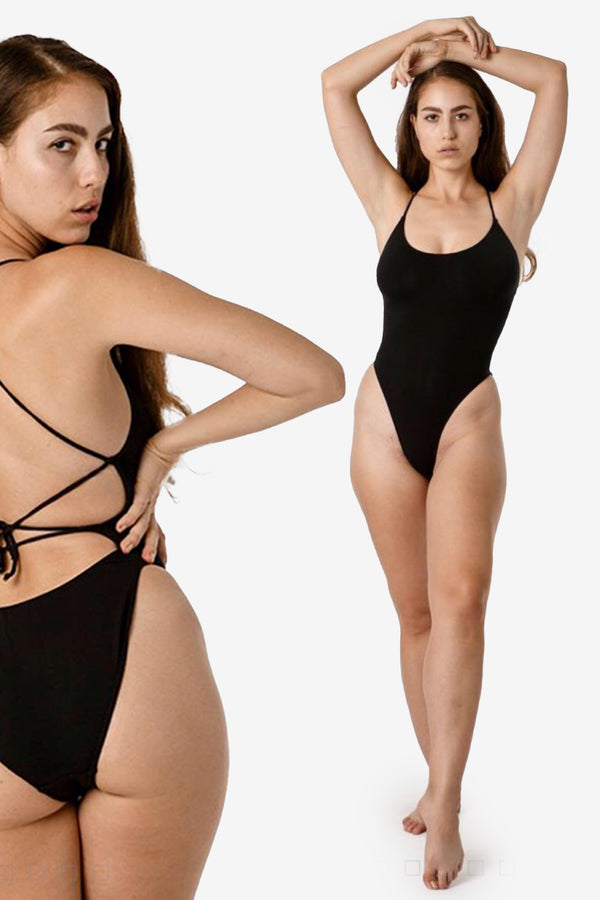 Los Angeles Apparel Tie-Back Bodysuit