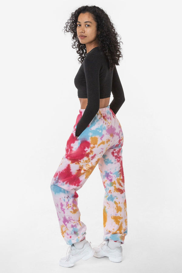 Los Angeles Apparel Tie Dye High Waist Sweatpants