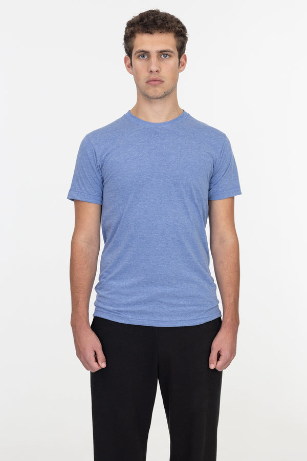 Los Angeles Apparel Tri-Blend Crew Neck T-Shirt