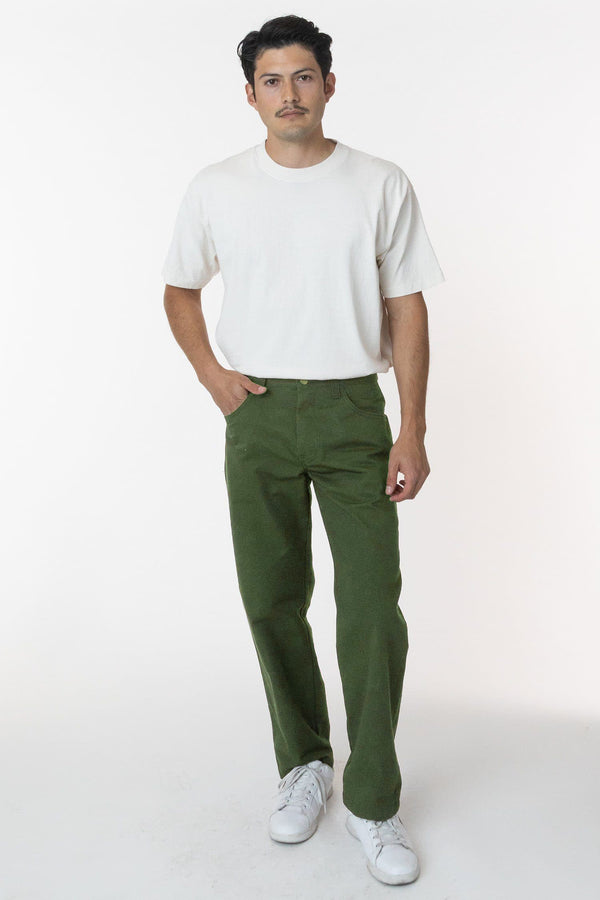 los angeles apparel Twill Work Pants Army