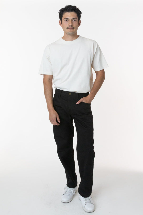 Los Angeles Apparel Twill Work Pants Black