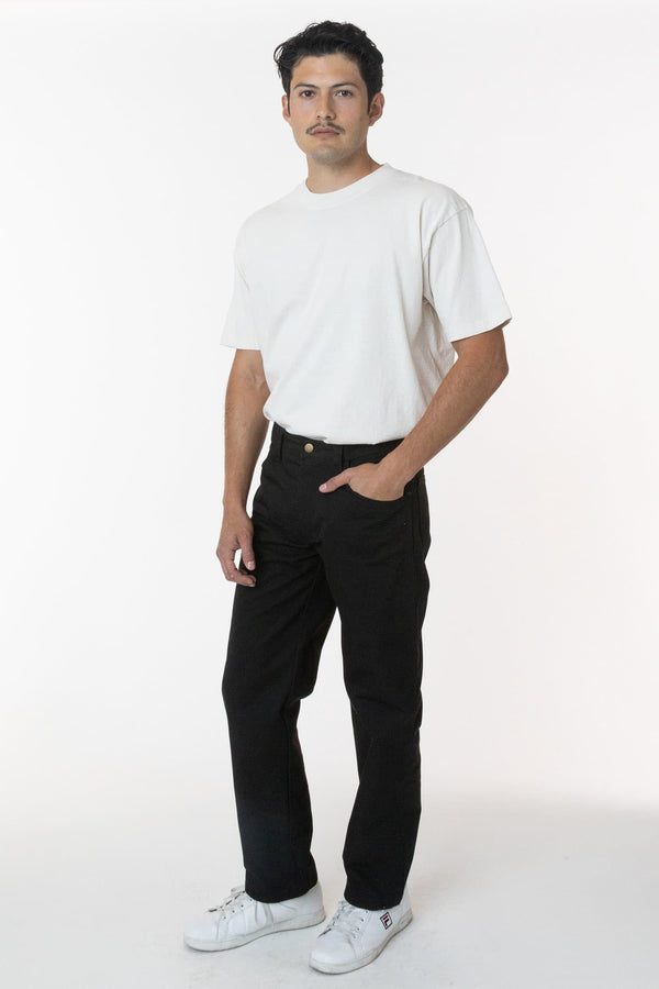 Los Angeles Apparel Twill Work Pants Black