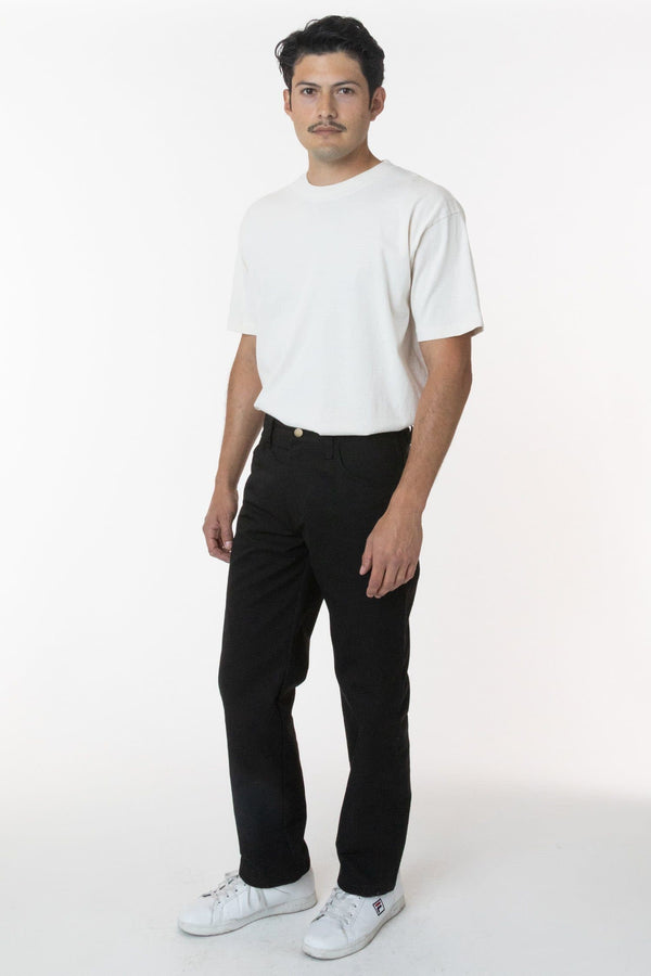 los angeles apparel Twill Work Pants Black