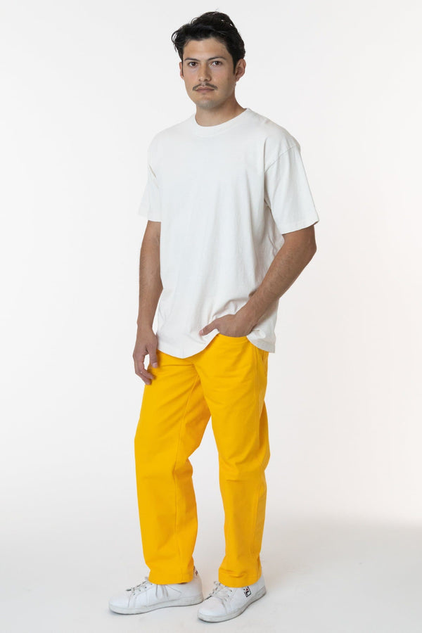 Los Angeles Apparel Twill Work Pants Gold