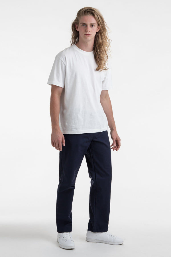 los angeles apparel Twill Work Pants Navy