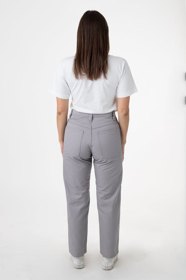 Los Angeles Apparel Twill Work Pants Silver