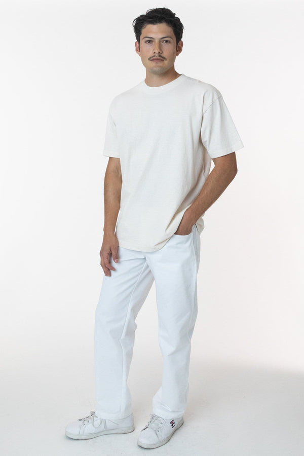 Los Angeles Apparel Twill Work Pants White
