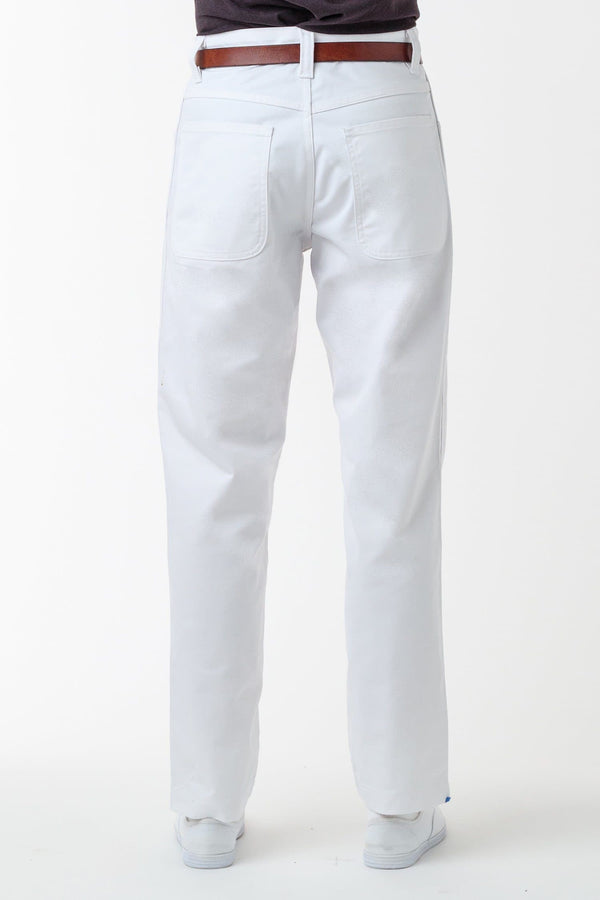 Los Angeles Apparel Twill Work Pants White