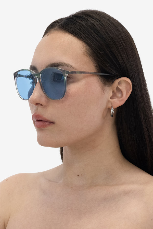 Los Angeles Apparel Twisted Hoop Earrings