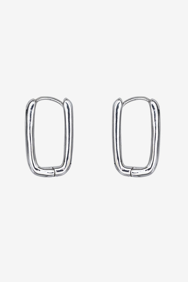 Los Angeles Apparel U-Shape Huggie Hoop Earrings