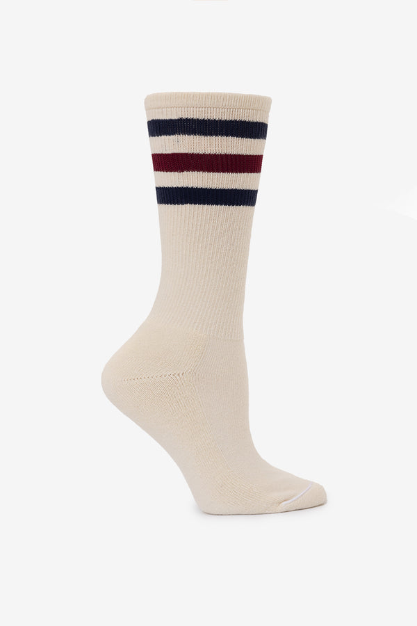 Los Angeles Apparel Unisex 3-Stripe Calf Sock