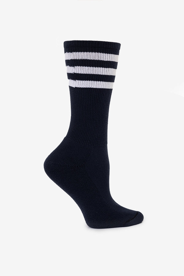Los Angeles Apparel Unisex 3-Stripe Calf Sock