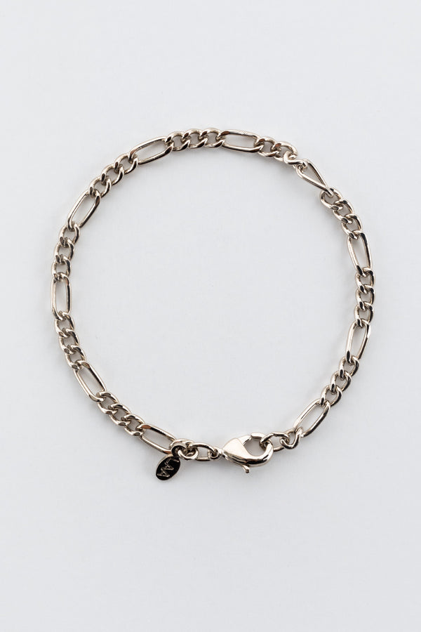 Los Angeles Apparel Unisex Figaro Chain Bracelet