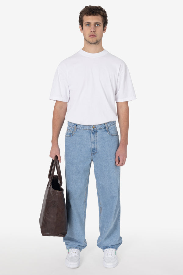 Los Angeles Apparel Unisex Leather Museum Tote