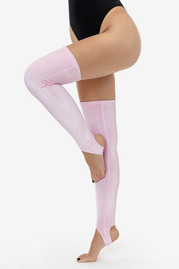 Los Angeles Apparel Velvet Thigh High Stirrup Sock