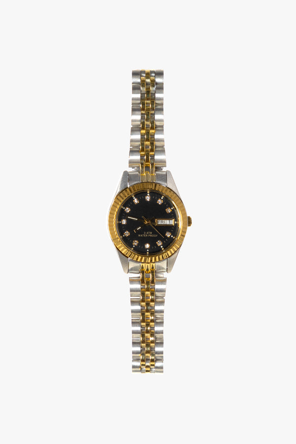 los angeles apparel Women's Classy 2-Tone Watch