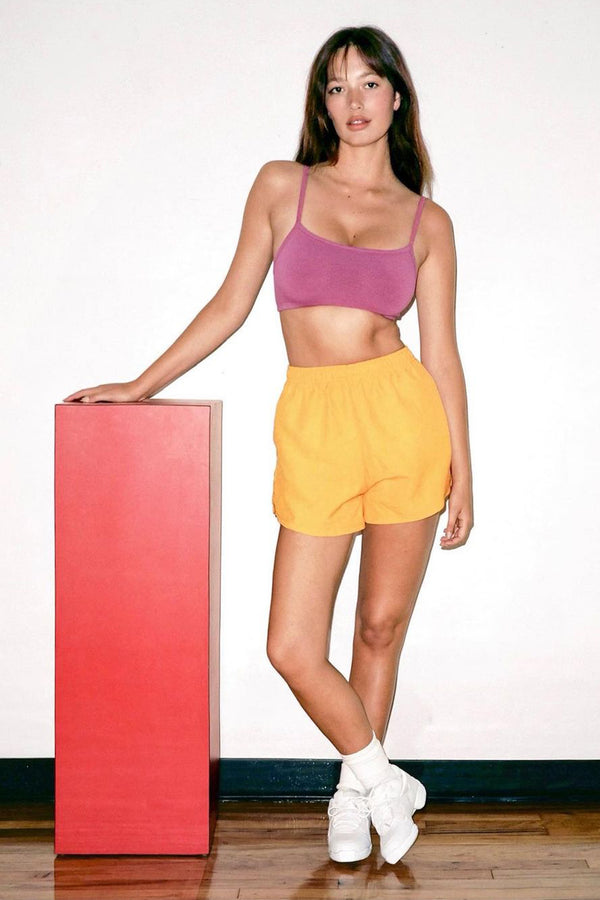 Los Angeles Apparel Women's Nylon Track Shorts