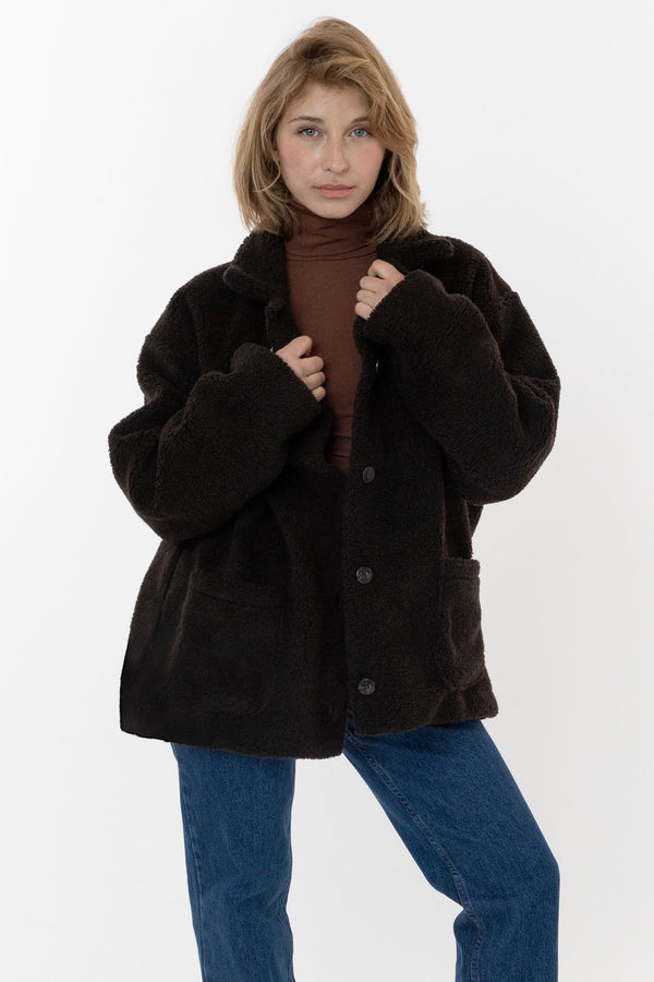 Los Angeles Apparel Women's Sherpa Coat