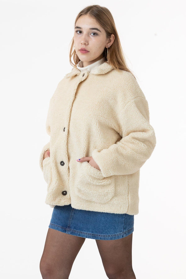 los angeles apparel Women's Sherpa Coat