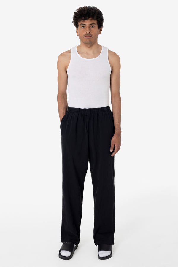 los angeles apparel Men's Heavy Jersey Garment Dyed Casual Pant