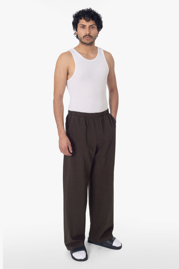 Los Angeles Apparel Men's Heavy Jersey Wide Garment Dyed Casual Pant
