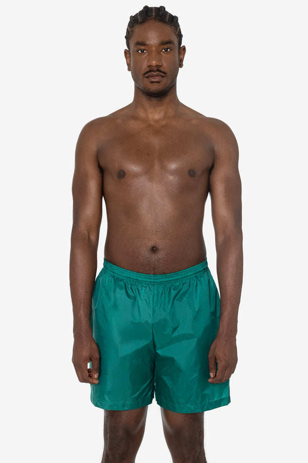 Los Angeles Apparel Men's-Unisex Nylon Taffeta Wide Shorts / Swim Trunk