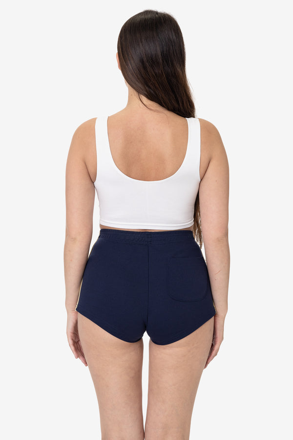 Los Angeles Apparel Nylon Interlock Cheer Stripe Shorts
