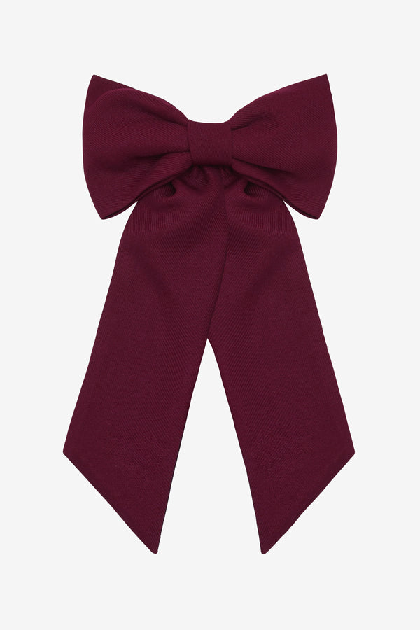 Los Angeles Apparel Poly Gabardine Long Schoolgirl Bow