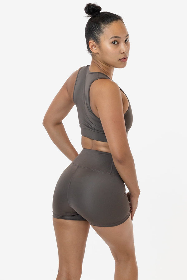 Los Angeles Apparel Poly Interlock V-Neck Sport Top