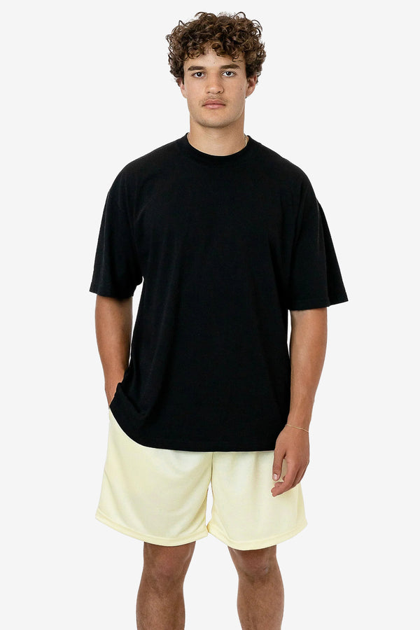 Los Angeles Apparel Poly Pique Mesh Mid-Length Shorts