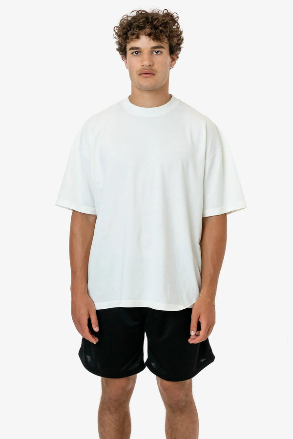 los angeles apparel Poly Pique Mesh Mid-Length Shorts