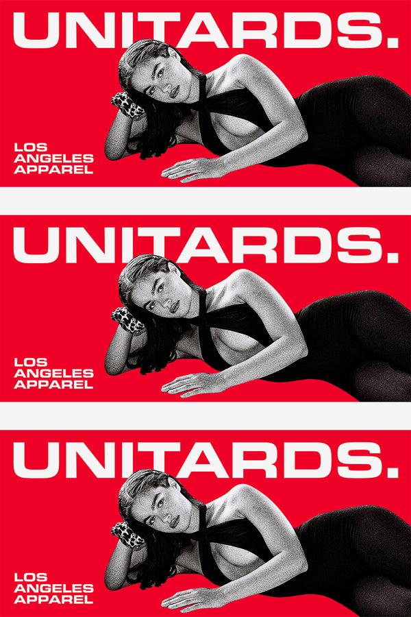 Los Angeles Apparel Ponte Crossfront Halter Unitard