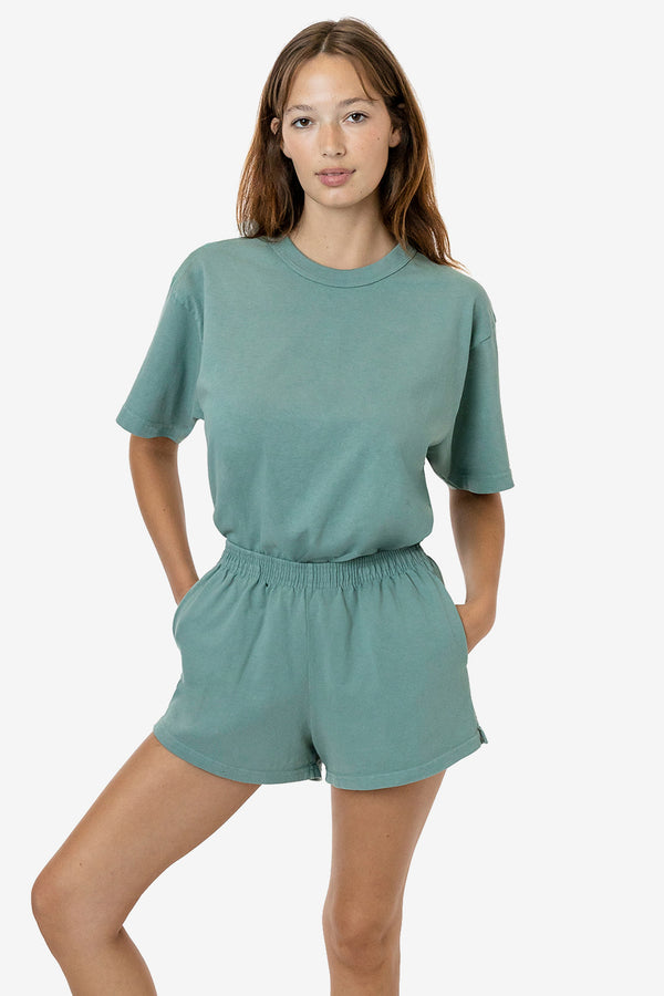 Los Angeles Apparel Short Sleeve Binding Garment Dye T-Shirt