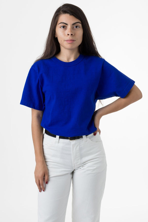 Los Angeles Apparel Short Sleeve Binding Garment Dye T-Shirt