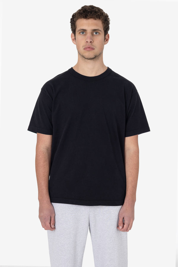 los angeles apparel Short Sleeve Binding Garment Dye T-Shirt