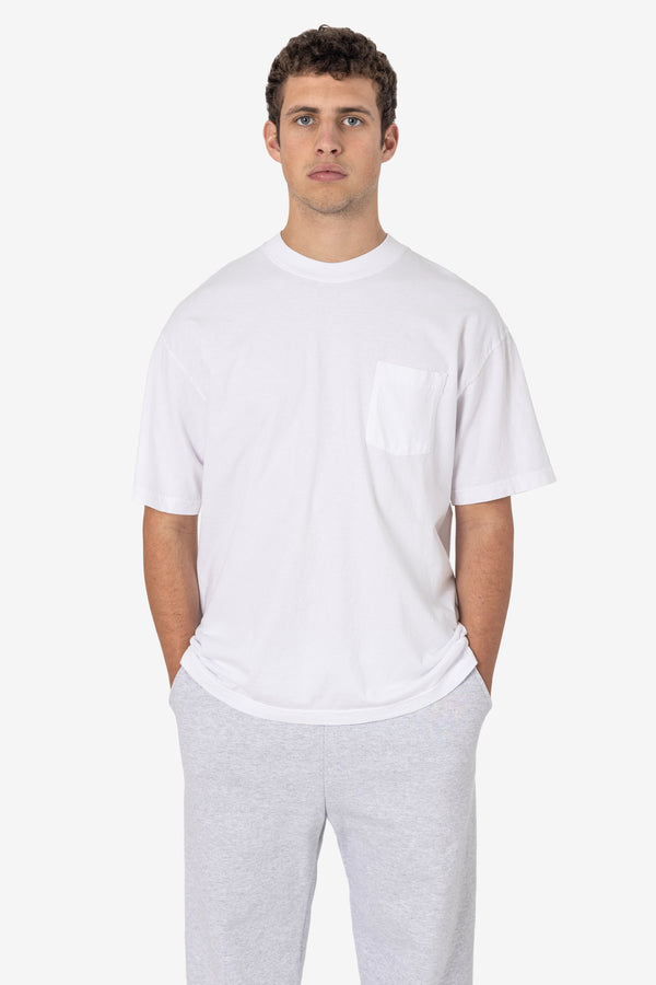 Los Angeles Apparel Short Sleeve Garment Dye Pocket T-Shirt