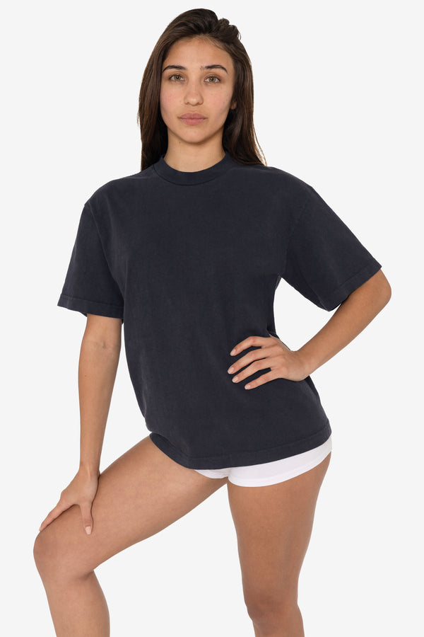 los angeles apparel Short Sleeve Wide Garment Dye T-Shirt